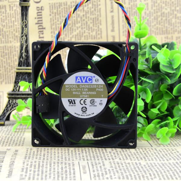 新品　AVC 9032 12V 1.0A 9cm 4線 ファン DA09232B12H