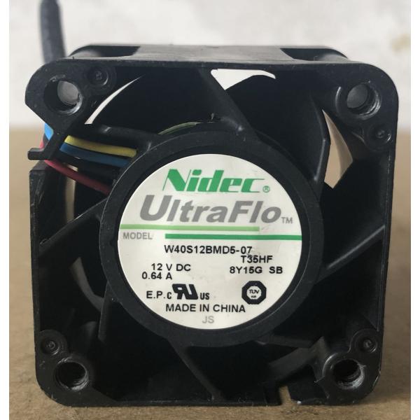 新品　Nidec 4028 W40S12BMD5-07 4CM 12V 0.64A　ファン
