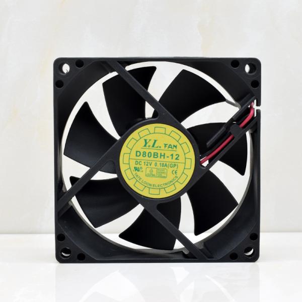 新品　Yate Loon 8cm 8025 12V 0.18A D80BH-12 ファン