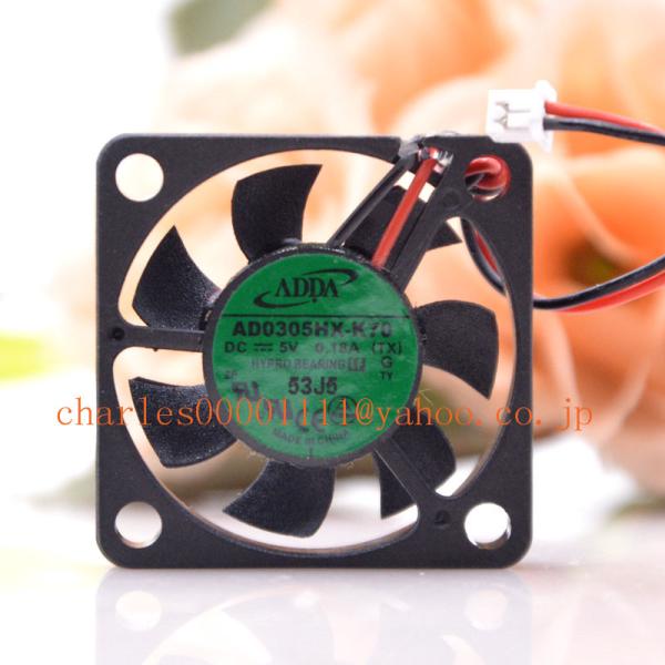 新品 AD0305HX-K70 3006 5V 0.18A 3CM 薄型ミニファン