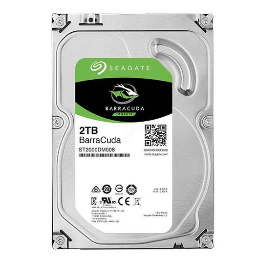 Seagate BarraCuda 2TB 3.5インチ HDD ST2000DM008