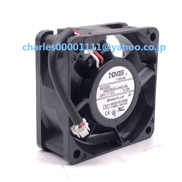 新品 06025SA-24Q-BL 6025 24V 0.13A 1.3KW 冷却ファン