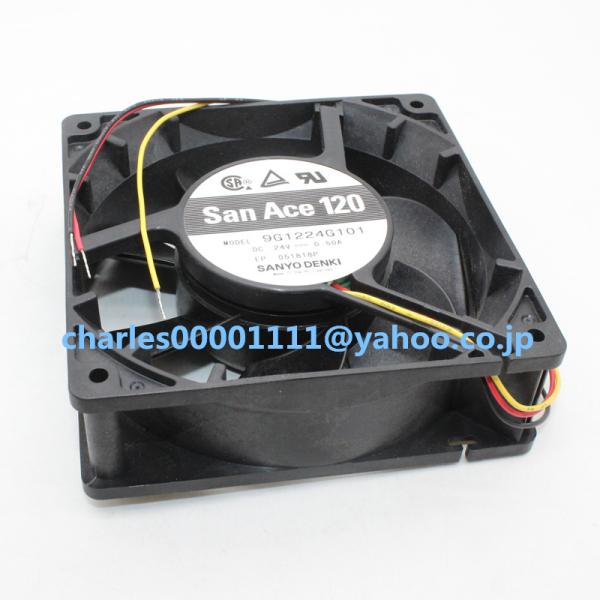 新品  San Ace 12038 9G1224G101 24V 0.50A 12CM 冷却ファン