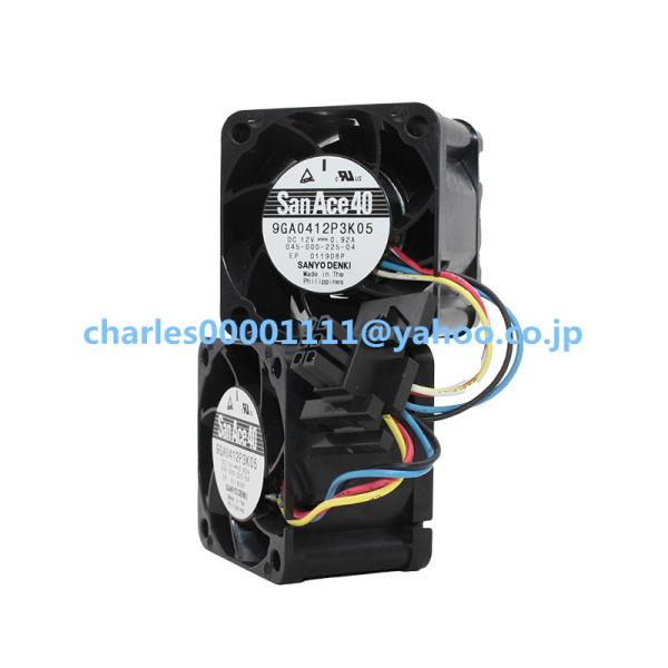 新品 9GV0412P3K05 Sanyo 4028 12V 0.92A 4cm 冷却ファン （一個...