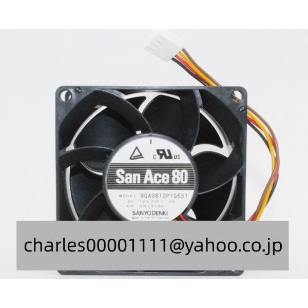 新品　9GA0812P1G651　Sanyo　8038 12V　1.2A　8CM　冷却ファン
