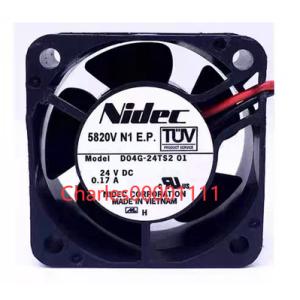 新品 NIDEC D04G-24TS2 01 24V 0.17A 4CM 4020 ファン