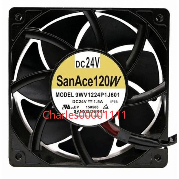 新品 Sanyo 9WV1224P1J601 12038 24V 1.5A 12CM ファン