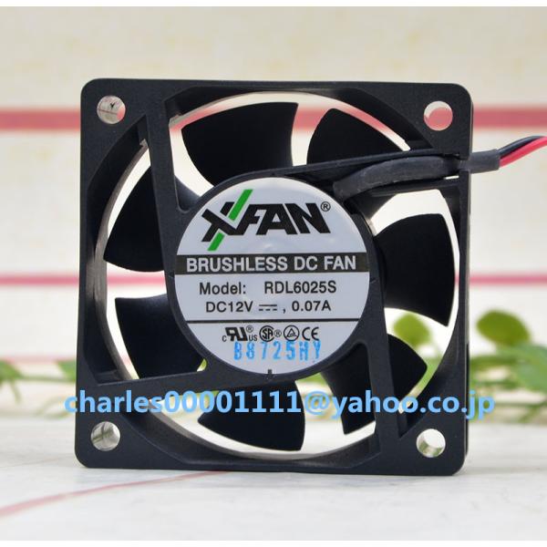 新品　RDL6025S　XFAN　12V　0.07A　6025　6CM　冷却ファン