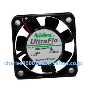 新品 NIDEC U40X12MHZ7-53 12V 0.10A 4CM 4010 冷却ファン
