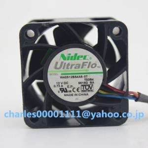 ファン Nidec 4個セット 冷却ファン 4010 4CM 0.10A 12V U40X12MHZ7-53 NIDEC 新品 冷蔵庫・冷凍庫