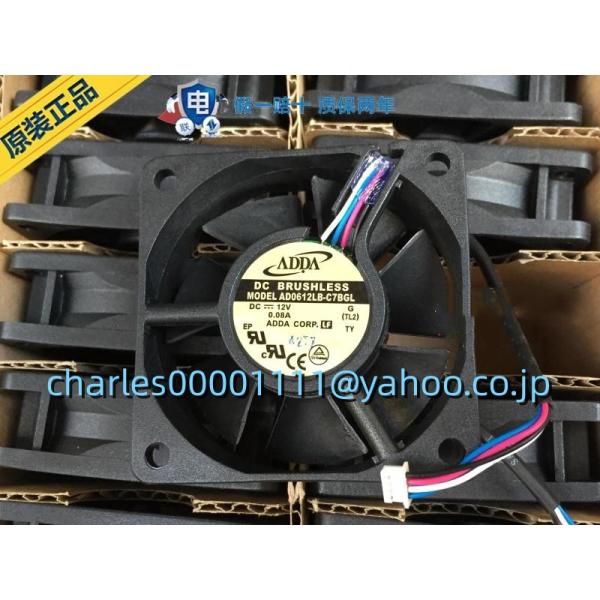 新品 ADDA 6020 6CM 12V 0.08A PWM AD0612LB-C7BGL ファン