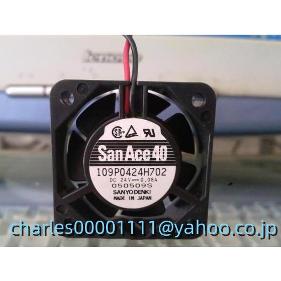SANYO 109P0424H702 4015 24V 0.08A 4CM ファン