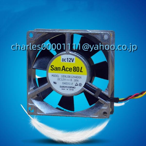 新品 SanAce80L 109L0812H4D06 12V 0.18A 冷却ファン