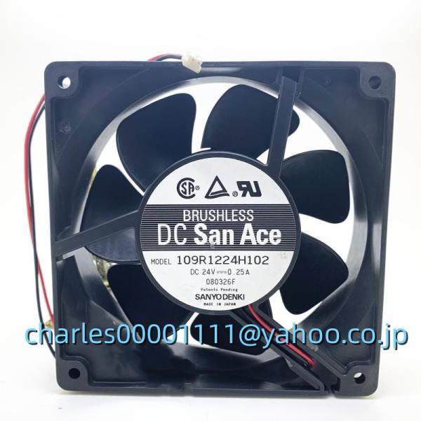 新品 SANYO 12038 24V 0.25A 12CM 109R1224H102 ファン