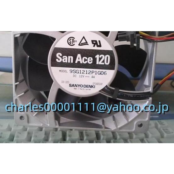 新品 SANYO 9SG1212P1G06 12038 12CM 12V 4A ファン