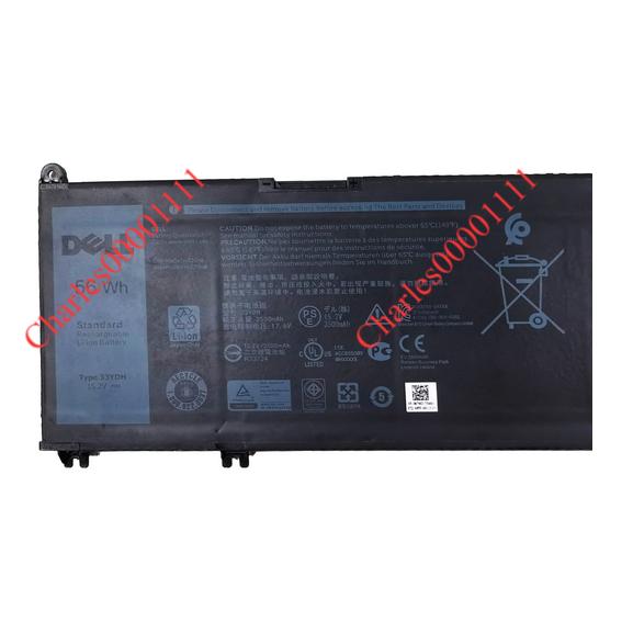 新品 DELL G5 15 5587 Series バッテリー 33YDH 4WN0Y 電池パック交...