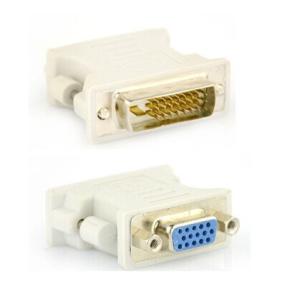 送料無料 小型アダプタ 24+1（DVI-D デュアルリンク:オス）× VGAメス 1個 形状変換 ...