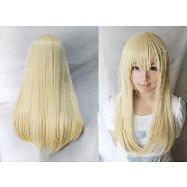 送料無料 ウィッグ レディース ロング ストレート フルウィッグ コスチューム コスプレ ハロウィン...