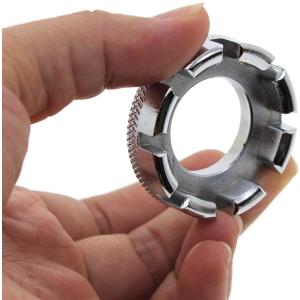 送料無料　ニップル回し マルチ　ホイールリムレンチスパナスポークツール　アジャスターセットキット 1個