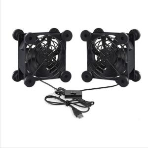 USBファン2連 USB扇風機小型 冷却ファン 薄型 3段階風速調整