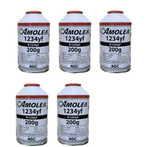 日本製 HFO-1234yf カーエアコン用冷媒 [ 200g ]（AMOLEA1234yf)AGC 1