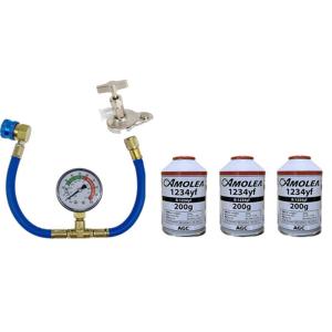 カーエアコンガス　1234yf　新冷媒　新品　2本セット カーエアコンガス1234yf新冷媒新品2本セット