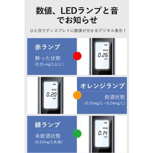 送料無料 アルコールチェッカー アルコール検知...の詳細画像5