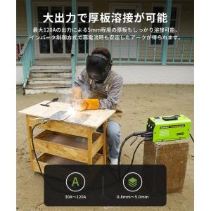 送料無料 半自動溶接機 MIG120L 最大出...の詳細画像3