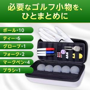 ゴルフ ボールケース ボールポーチ ラウンドバ...の詳細画像2