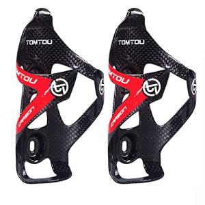 QIRUNボトルケージ カーボン 超軽量 自転車用 バイクボトルケージ 高密度炭素繊維製 耐久性 持ちやすい ドリンクホルダー 20g