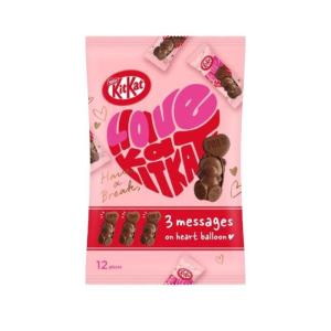 ネスレ キットカット ハートフルベアー　シェアバッグ（12個入）　バレンタインチョコ　義理チョコ　バラ配り　クマ　チョコレート　お菓子　