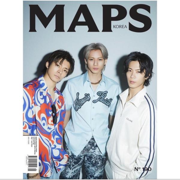 5月3日　発売予定　MAPS KOREA 2024年5月号　Number_i 　ナンバーアイ