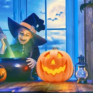 ハロウィーンランタン LEDライト 飾り ハロウィン イルミネーション ショッピングモールのマイチェンウィンドウの装飾 中空の明るい大きなカボチ
