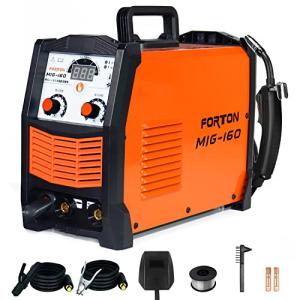 FORTON 半自動溶接機MIG160 AC100V 1台両用 MMA MIGインバータ アーク溶接機 小型軽量で手軽に移動が可能 家庭用 電