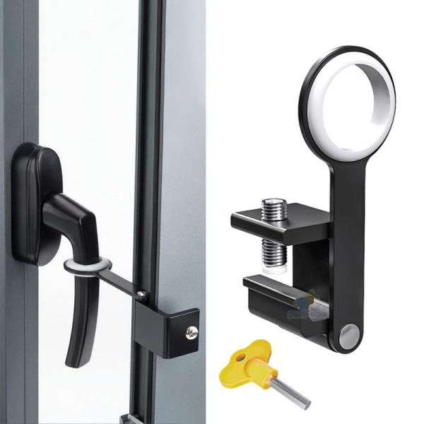 2個パック アルミ合金製 窓 安全ロック 外開き窓 ストッパー 上吊り 窓用制限器 サッシ 引き戸 ...