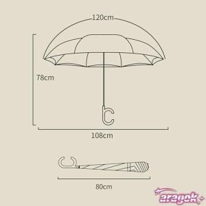 晴雨兼用傘 逆さ傘 逆さになる傘 自動開閉 ワ...の詳細画像5