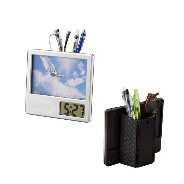 ペンスタンド付き時計 フォトクロックフレンド 80個 ケース販売 まとめ買い 販促 ばらまき ノベル...