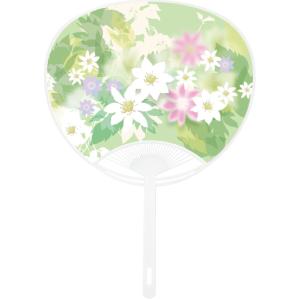 ポリ平Gタイプうちわ（団扇） テッセン 販促 PR広告 ノベルティ ばらまき