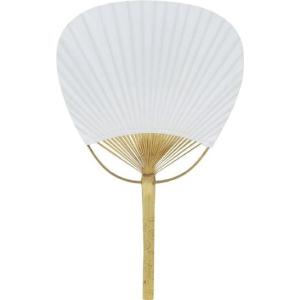 竹うちわ 中万（団扇） 白無地 メーカー在庫限り 販促