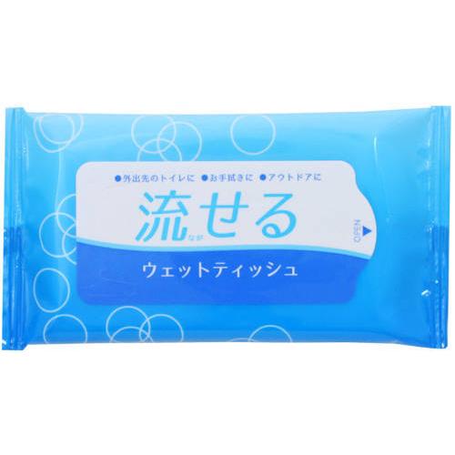 水に流せるウェットティッシュ 5枚 1000入 ケース販売 まとめ買い 粗品 ばらまき 販促 ノベル...