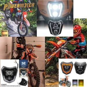 【並行輸入品】 モトクロスledヘッドライトenduroダートヘッドランプ12v ktm exc x...