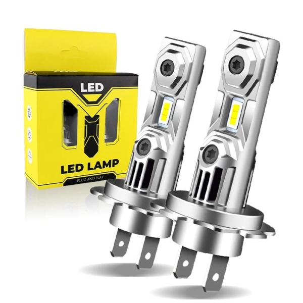 【並行輸入品】 ファンしLEDヘッドライト h7 2x フォード用 モンデオ プジョー508 200...