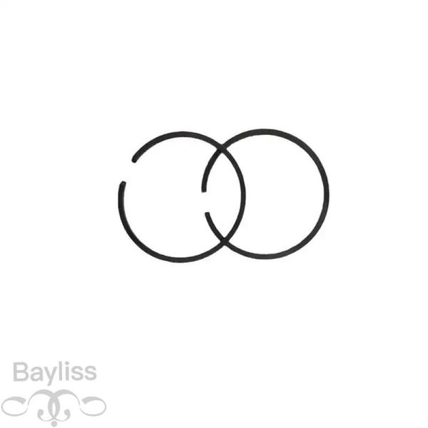 【並行輸入品】 2 xピストンリング厚1.2mm直径40mm41mm41.1 41.5mm42mm4...