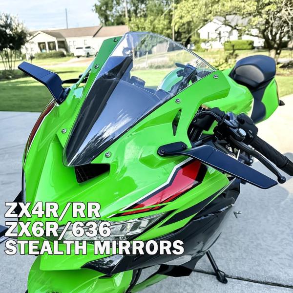 【並行輸入品】 カワサキニンジャzx4r zx4rzx6r ninja 636用バイク 二輪バックミ...