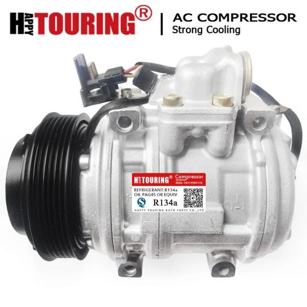 【並行輸入品】 エアコンコンプレッサー 10p15 c メルセデスベンツ用 MB w124 w201...
