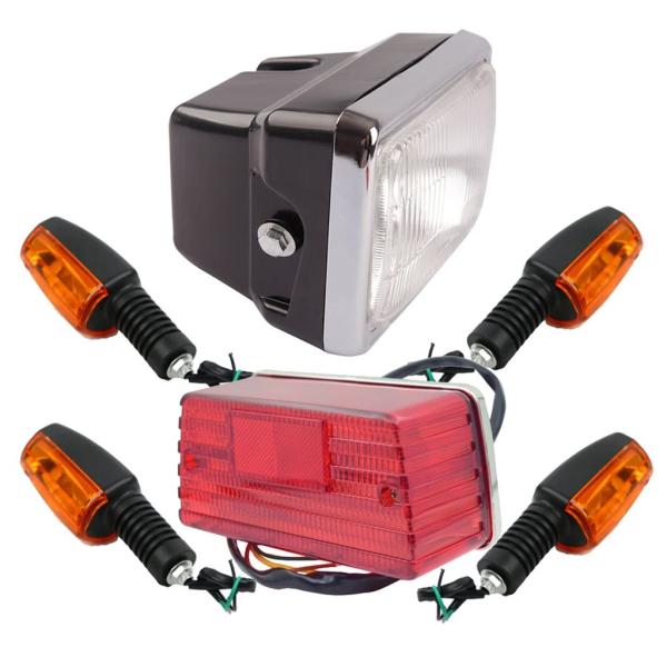 【並行輸入品】 バイク 二輪ヘッドライト テールライト 回転ライト 2ストローク自転車ライトシステム...