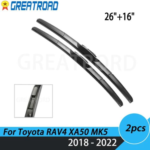 【並行輸入品】Toyotarav4 xa50 mk5 2018-2022フロントウィンドウ用ワイパー...