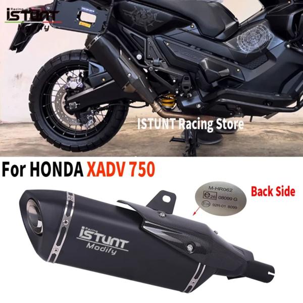 【並行輸入品】ホンダ X ADV 750バイク排気エスケープモトシステムミドルリンクパイプカーボンマ...