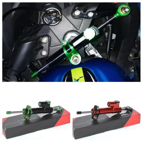 【並行輸入品】CNC バイクステアリング化ダンパーブラケットマウント Kawasaki ニンジャ 4...