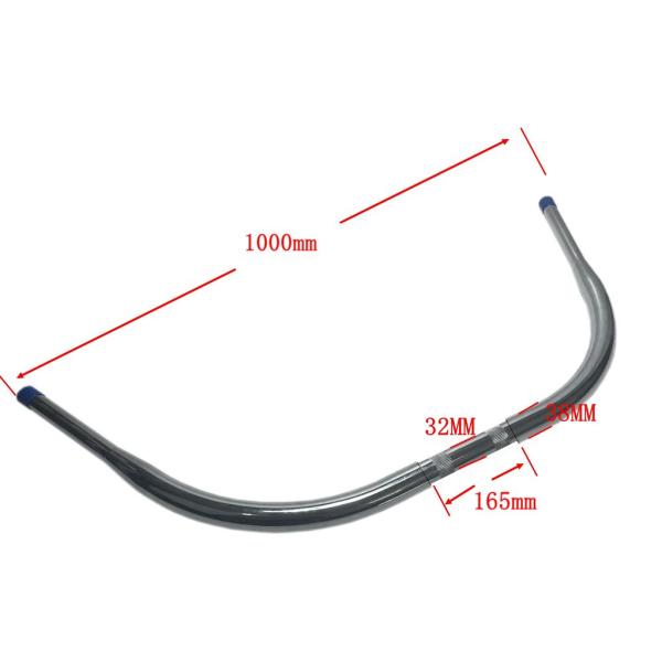 【並行輸入品】1-1/2インチ Motorcycle Bow Handlebar for India...